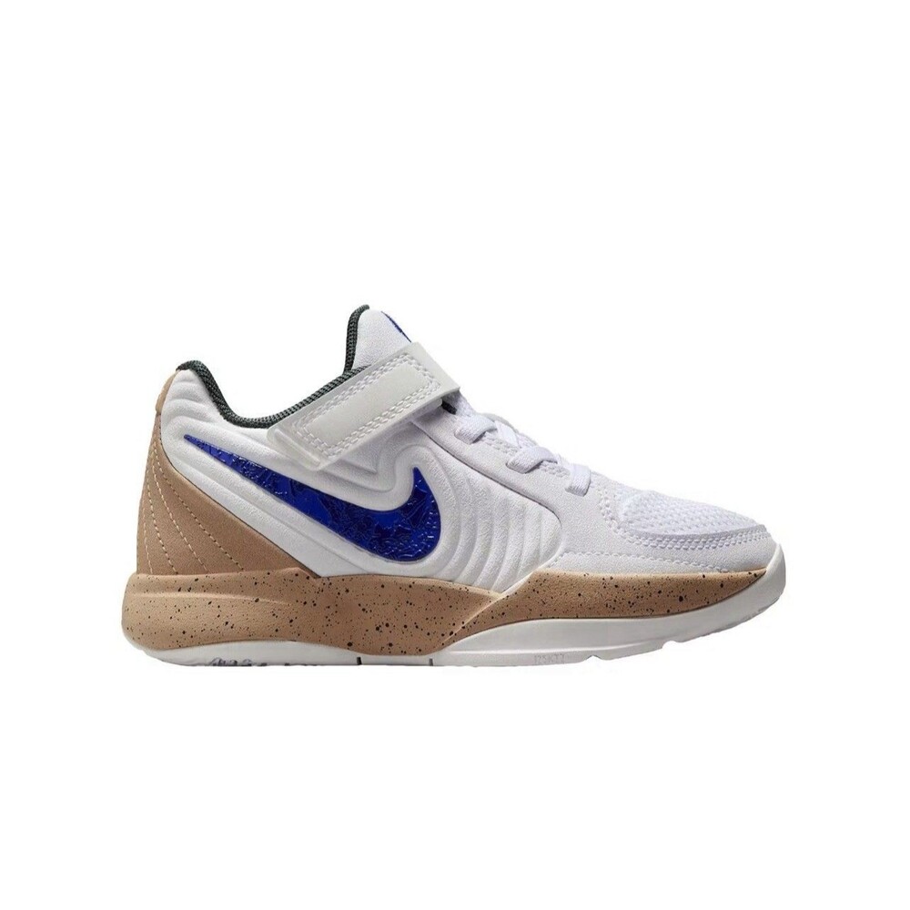 Nike Ja 2 In The Woods. Little Kids Shoes Size 12c White/Hemp/Vintage Green/Blue - Picture 3 of 15
